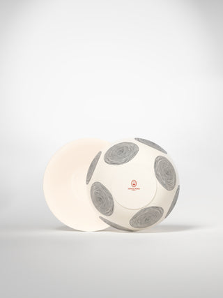 Noodle Bowl Circle Medium-Saints-Pères Paris- Ceramic Plates, Platters, Bowls, Coffee Cups. Animal Designs, Zebra, Flamingo, Elephant. Graphic Designs and more.