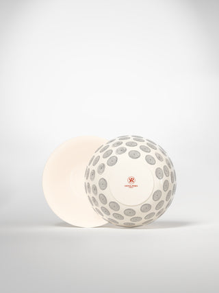 Noodle Bowl Circle Small-Saints-Pères Paris- Ceramic Plates, Platters, Bowls, Coffee Cups. Animal Designs, Zebra, Flamingo, Elephant. Graphic Designs and more.