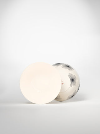 Noodle Bowl Coral Flowers-Saints-Pères Paris- Ceramic Plates, Platters, Bowls, Coffee Cups. Animal Designs, Zebra, Flamingo, Elephant. Graphic Designs and more.