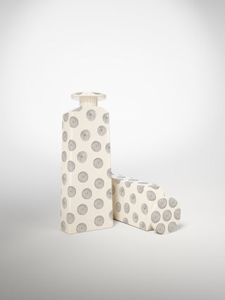 Olive Oil Bottle 75cl Circle Small-Saints-Pères Paris- Ceramic Plates, Platters, Bowls, Coffee Cups. Animal Designs, Zebra, Flamingo, Elephant. Graphic Designs and more.