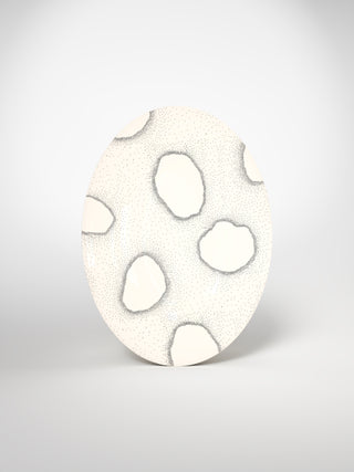 Oval Serving Platter Archipel-Saints-Pères Paris- Ceramic Plates, Platters, Bowls, Coffee Cups. Animal Designs, Zebra, Flamingo, Elephant. Graphic Designs and more.