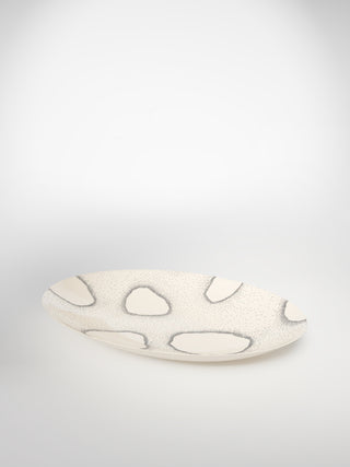 Oval Serving Platter Archipel-Saints-Pères Paris- Ceramic Plates, Platters, Bowls, Coffee Cups. Animal Designs, Zebra, Flamingo, Elephant. Graphic Designs and more.