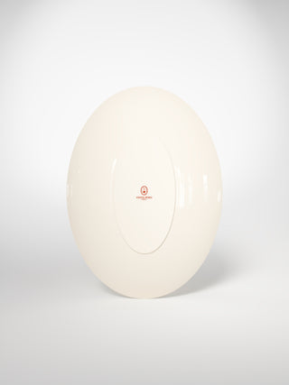 Oval Serving Platter Coral Flowers-Saints-Pères Paris- Ceramic Plates, Platters, Bowls, Coffee Cups. Animal Designs, Zebra, Flamingo, Elephant. Graphic Designs and more.