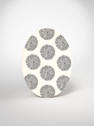 Oval Serving Platter Porcupine Medium-Saints-Pères Paris- Ceramic Plates, Platters, Bowls, Coffee Cups. Animal Designs, Zebra, Flamingo, Elephant. Graphic Designs and more.