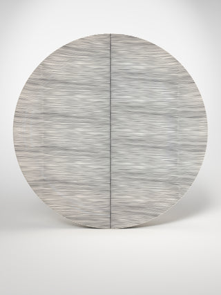 Round Serving Platter Coral Fishbone-Saints-Pères Paris- Ceramic Plates, Platters, Bowls, Coffee Cups. Animal Designs, Zebra, Flamingo, Elephant. Graphic Designs and more.