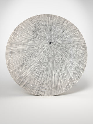 Round Serving Platter Porcupine Large-Saints-Pères Paris- Ceramic Plates, Platters, Bowls, Coffee Cups. Animal Designs, Zebra, Flamingo, Elephant. Graphic Designs and more.