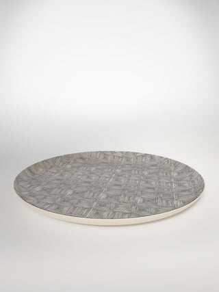 Round Serving Platter Square Small-Saints-Pères Paris- Ceramic Plates, Platters, Bowls, Coffee Cups. Animal Designs, Zebra, Flamingo, Elephant. Graphic Designs and more.