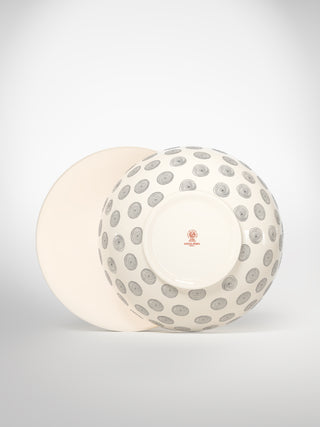 Salad Bowl Circle Small-Saints-Pères Paris- Ceramic Plates, Platters, Bowls, Coffee Cups. Animal Designs, Zebra, Flamingo, Elephant. Graphic Designs and more.