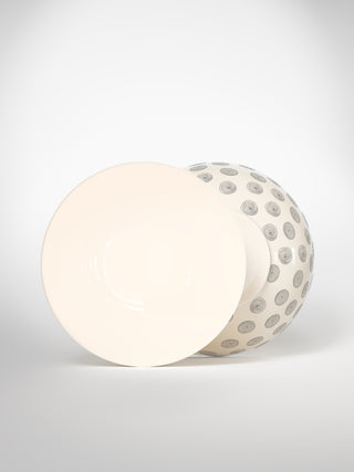 Salad Bowl Circle Small-Saints-Pères Paris- Ceramic Plates, Platters, Bowls, Coffee Cups. Animal Designs, Zebra, Flamingo, Elephant. Graphic Designs and more.