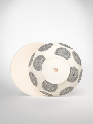 Salad Bowl Porcupine Medium-Saints-Pères Paris- Ceramic Plates, Platters, Bowls, Coffee Cups. Animal Designs, Zebra, Flamingo, Elephant. Graphic Designs and more.