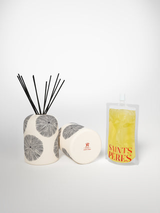 Diffuser Regular Porcupine Medium-Saints-Pères Paris- Ceramic Plates, Platters, Bowls, Coffee Cups. Animal Designs, Zebra, Flamingo, Elephant. Graphic Designs and more.