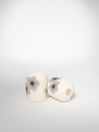 Soliflore Regular Coral Flowers-Saints-Pères Paris- Ceramic Plates, Platters, Bowls, Coffee Cups. Animal Designs, Zebra, Flamingo, Elephant. Graphic Designs and more.