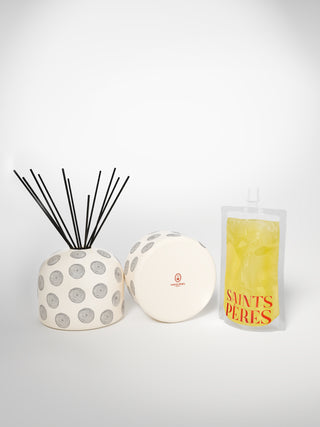 Diffuser Chunky Circle Small-Saints-Pères Paris- Ceramic Plates, Platters, Bowls, Coffee Cups. Animal Designs, Zebra, Flamingo, Elephant. Graphic Designs and more.