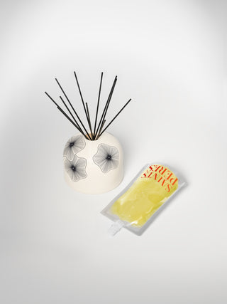 Diffuser Chunky Coral Flowers-Saints-Pères Paris- Ceramic Plates, Platters, Bowls, Coffee Cups. Animal Designs, Zebra, Flamingo, Elephant. Graphic Designs and more.