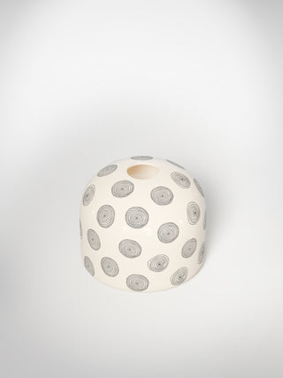 Soliflore Chunky Circle Small-Saints-Pères Paris- Ceramic Plates, Platters, Bowls, Coffee Cups. Animal Designs, Zebra, Flamingo, Elephant. Graphic Designs and more.