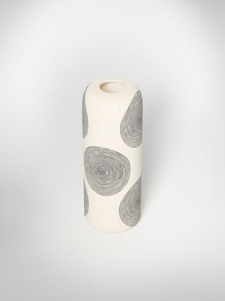 Soliflore Tall Circle Medium-Saints-Pères Paris- Ceramic Plates, Platters, Bowls, Coffee Cups. Animal Designs, Zebra, Flamingo, Elephant. Graphic Designs and more.