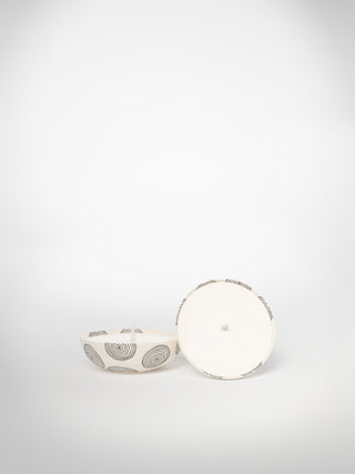 Mini Candle - Circle Small-Saints-Pères Paris- Ceramic Plates, Platters, Bowls, Coffee Cups. Animal Designs, Zebra, Flamingo, Elephant. Graphic Designs and more.