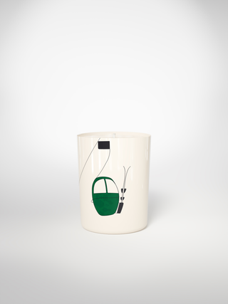 Signature Candle - Skilift Green-Saints-Pères Paris- Ceramic Plates, Platters, Bowls, Coffee Cups. Animal Designs, Zebra, Flamingo, Elephant. Graphic Designs and more.
