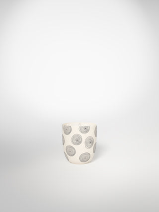 Small Candle - Circles Small-Saints-Pères Paris- Ceramic Plates, Platters, Bowls, Coffee Cups. Animal Designs, Zebra, Flamingo, Elephant. Graphic Designs and more.