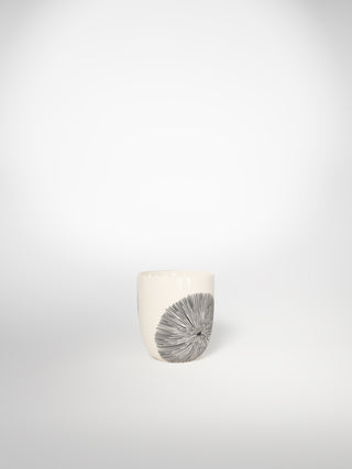 Espresso Cup Porcupine Medium-Saints-Pères Paris- Ceramic Plates, Platters, Bowls, Coffee Cups. Animal Designs, Zebra, Flamingo, Elephant. Graphic Designs and more.