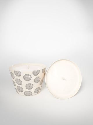 Classic Candle - Circle Small-Saints-Pères Paris- Ceramic Plates, Platters, Bowls, Coffee Cups. Animal Designs, Zebra, Flamingo, Elephant. Graphic Designs and more.