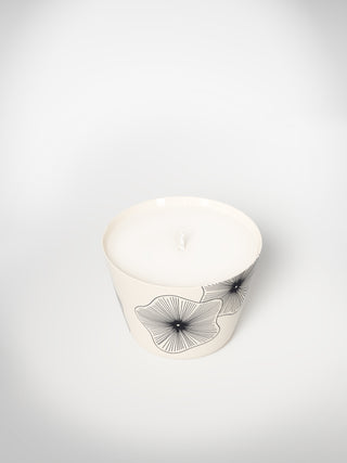 Classic Candle - Coral Flowers-Saints-Pères Paris- Ceramic Plates, Platters, Bowls, Coffee Cups. Animal Designs, Zebra, Flamingo, Elephant. Graphic Designs and more.