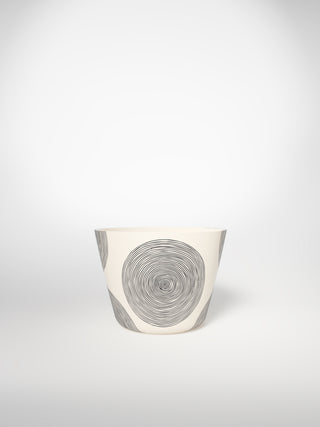 Tea Cup Circle Medium-Saints-Pères Paris- Ceramic Plates, Platters, Bowls, Coffee Cups. Animal Designs, Zebra, Flamingo, Elephant. Graphic Designs and more.