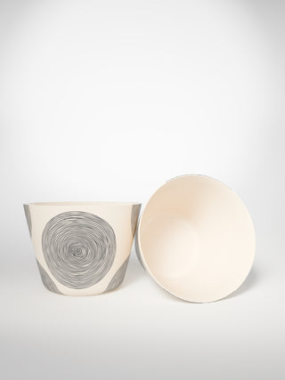 Tea Cup Circle Medium-Saints-Pères Paris- Ceramic Plates, Platters, Bowls, Coffee Cups. Animal Designs, Zebra, Flamingo, Elephant. Graphic Designs and more.