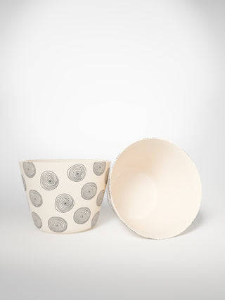 Tea Cup Circle Small-Saints-Pères Paris- Ceramic Plates, Platters, Bowls, Coffee Cups. Animal Designs, Zebra, Flamingo, Elephant. Graphic Designs and more.