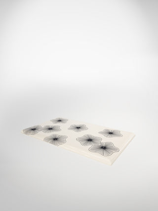 Tasting Tray Coral Flowers-Saints-Pères Paris- Ceramic Plates, Platters, Bowls, Coffee Cups. Animal Designs, Zebra, Flamingo, Elephant. Graphic Designs and more.