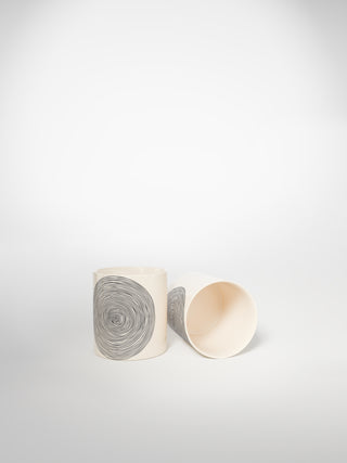 Litron Espresso Cup Circle Medium-Saints-Pères Paris- Ceramic Plates, Platters, Bowls, Coffee Cups. Animal Designs, Zebra, Flamingo, Elephant. Graphic Designs and more.