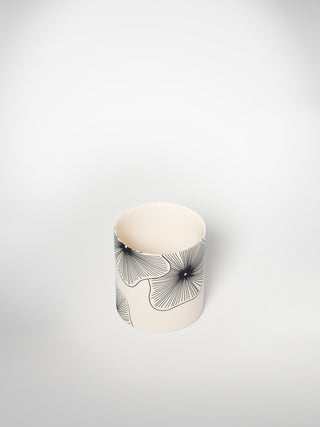 Litron Espresso Cup Coral Flowers-Saints-Pères Paris- Ceramic Plates, Platters, Bowls, Coffee Cups. Animal Designs, Zebra, Flamingo, Elephant. Graphic Designs and more.