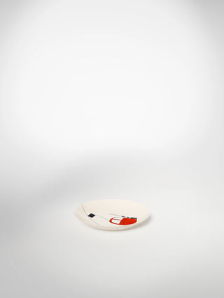 Bread Plate Skilift Red-Saints-Pères Paris- Ceramic Plates, Platters, Bowls, Coffee Cups. Animal Designs, Zebra, Flamingo, Elephant. Graphic Designs and more.