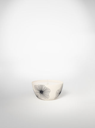 Halo Candle - Coral Flowers-Saints-Pères Paris- Ceramic Plates, Platters, Bowls, Coffee Cups. Animal Designs, Zebra, Flamingo, Elephant. Graphic Designs and more.