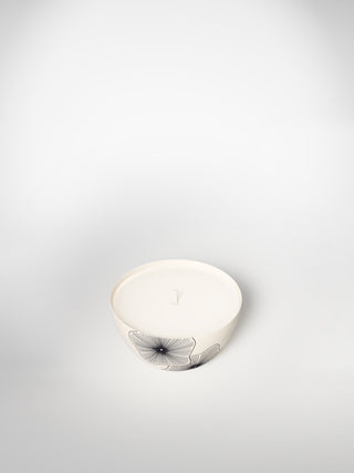 Halo Candle - Coral Flowers-Saints-Pères Paris- Ceramic Plates, Platters, Bowls, Coffee Cups. Animal Designs, Zebra, Flamingo, Elephant. Graphic Designs and more.