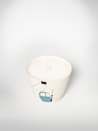 Classic Candle - Skilift Blue-Saints-Pères Paris- Ceramic Plates, Platters, Bowls, Coffee Cups. Animal Designs, Zebra, Flamingo, Elephant. Graphic Designs and more.