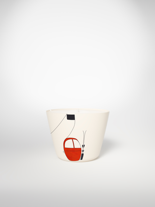 Classic Candle - Skilift Red-Saints-Pères Paris- Ceramic Plates, Platters, Bowls, Coffee Cups. Animal Designs, Zebra, Flamingo, Elephant. Graphic Designs and more.