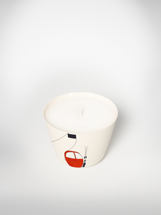 Classic Candle - Skilift Red-Saints-Pères Paris- Ceramic Plates, Platters, Bowls, Coffee Cups. Animal Designs, Zebra, Flamingo, Elephant. Graphic Designs and more.
