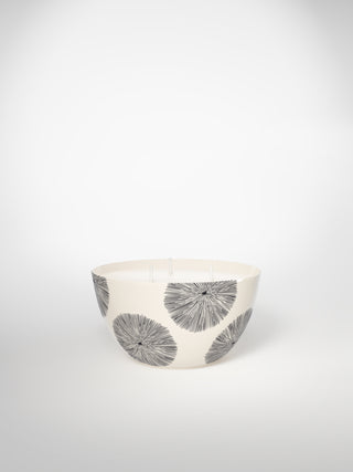 Centerpiece Candle - Porcupine Medium-Saints-Pères Paris- Ceramic Plates, Platters, Bowls, Coffee Cups. Animal Designs, Zebra, Flamingo, Elephant. Graphic Designs and more.