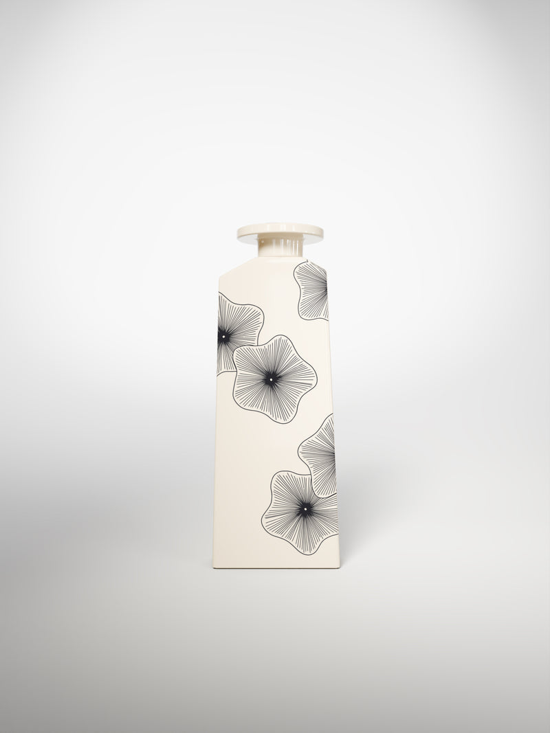 Olive Oil Bottle 75cl Coral Flowers-Saints-Pères Paris- Ceramic Plates, Platters, Bowls, Coffee Cups. Animal Designs, Zebra, Flamingo, Elephant. Graphic Designs and more.