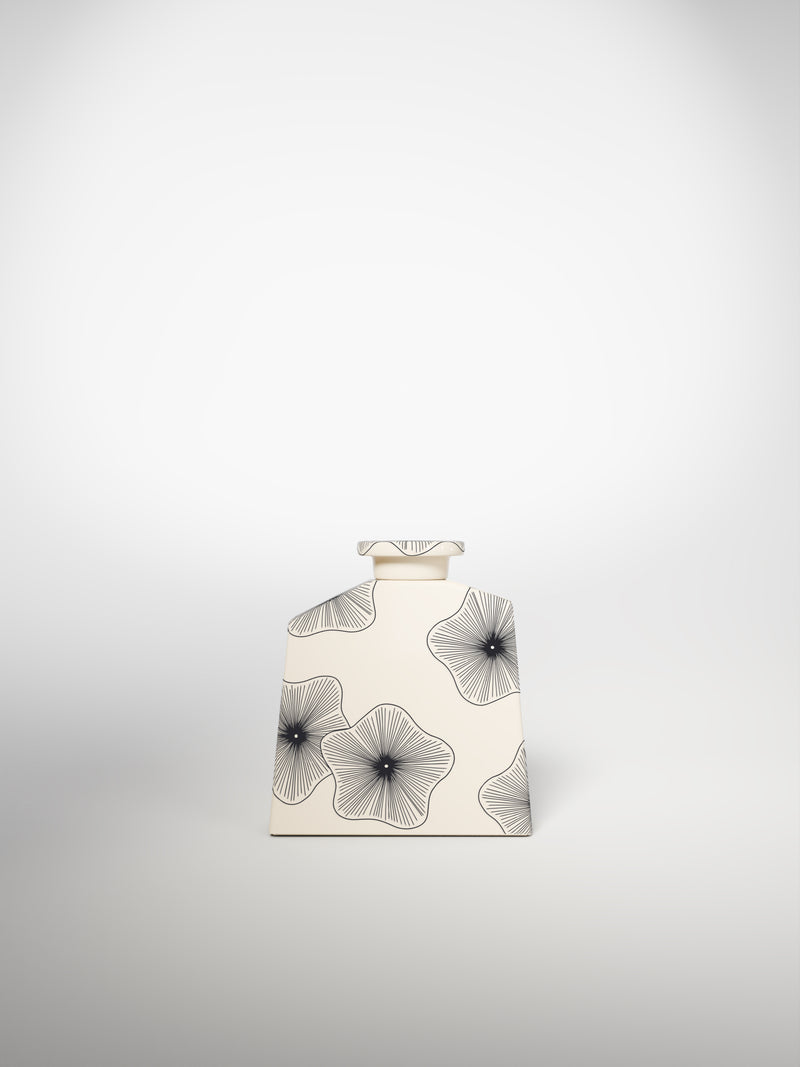 Olive Oil Bottle 50cl Coral Flowers-Saints-Pères Paris- Ceramic Plates, Platters, Bowls, Coffee Cups. Animal Designs, Zebra, Flamingo, Elephant. Graphic Designs and more.