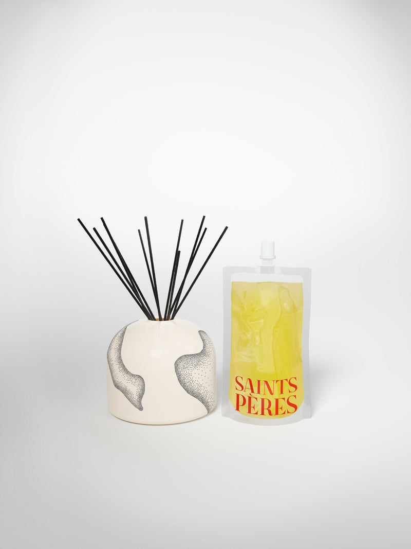 Diffuser Chunky Lechen-Saints-Pères Paris- Ceramic Plates, Platters, Bowls, Coffee Cups. Animal Designs, Zebra, Flamingo, Elephant. Graphic Designs and more.