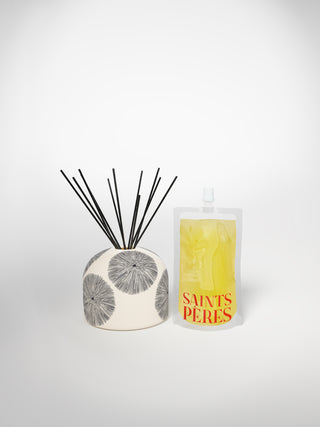 Diffuser Chunky Porcupine Medium-Saints-Pères Paris- Ceramic Plates, Platters, Bowls, Coffee Cups. Animal Designs, Zebra, Flamingo, Elephant. Graphic Designs and more.