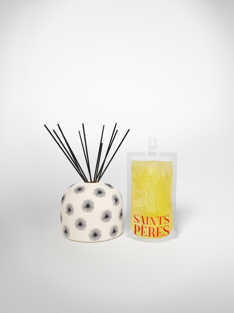 Diffuser Chunky Porcupine Small-Saints-Pères Paris- Ceramic Plates, Platters, Bowls, Coffee Cups. Animal Designs, Zebra, Flamingo, Elephant. Graphic Designs and more.