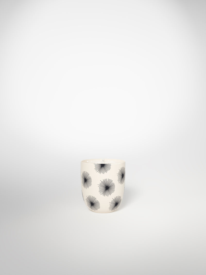 Small Candle - Porcupine Small-Saints-Pères Paris- Ceramic Plates, Platters, Bowls, Coffee Cups. Animal Designs, Zebra, Flamingo, Elephant. Graphic Designs and more.