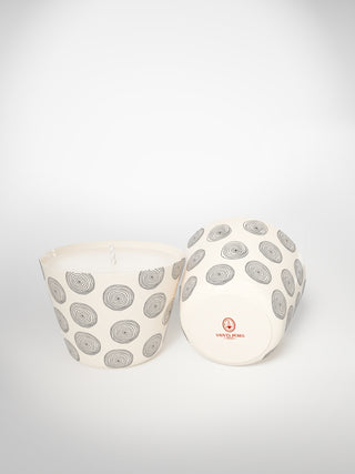 Classic Candle - Circle Small-Saints-Pères Paris- Ceramic Plates, Platters, Bowls, Coffee Cups. Animal Designs, Zebra, Flamingo, Elephant. Graphic Designs and more.