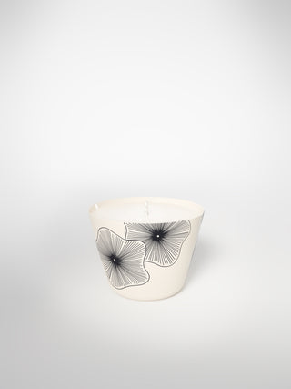 Classic Candle - Coral Flowers-Saints-Pères Paris- Ceramic Plates, Platters, Bowls, Coffee Cups. Animal Designs, Zebra, Flamingo, Elephant. Graphic Designs and more.