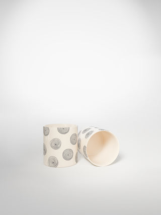 Litron Espresso Cup Circle Small-Saints-Pères Paris- Ceramic Plates, Platters, Bowls, Coffee Cups. Animal Designs, Zebra, Flamingo, Elephant. Graphic Designs and more.